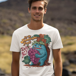 お洒落キャラクターとジャブチカバブドウ Tシャツ