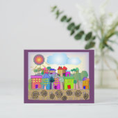 お洒落ギフト「夏のコテージ」 by g. gabel ポストカード (スタンド正面)