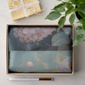 お洒落クジャックピンクあじさい花の切り離し 薄葉紙 (ギフト)