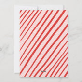 お洒落クリスマスかわいいカスタムアーチPHOTO シーズンカード (裏面)