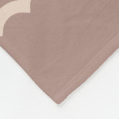 お洒落クリスマスのクッキーパターン冬の家族 フリースブランケット (角)