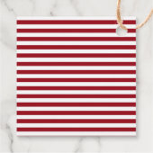 お洒落クリスマスのトナカイラベル フェイバータグ (裏面)