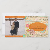 お洒落クリスマスの写真カード シーズンカード (正面)