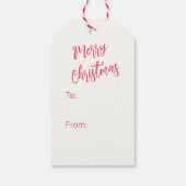 お洒落クリスマスオーナメント ギフトタグ (裏面)