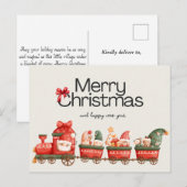 お洒落クリスマスカード シーズンポストカード (正面/裏面)