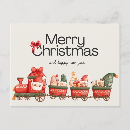 お洒落クリスマスカード シーズンポストカード (正面)