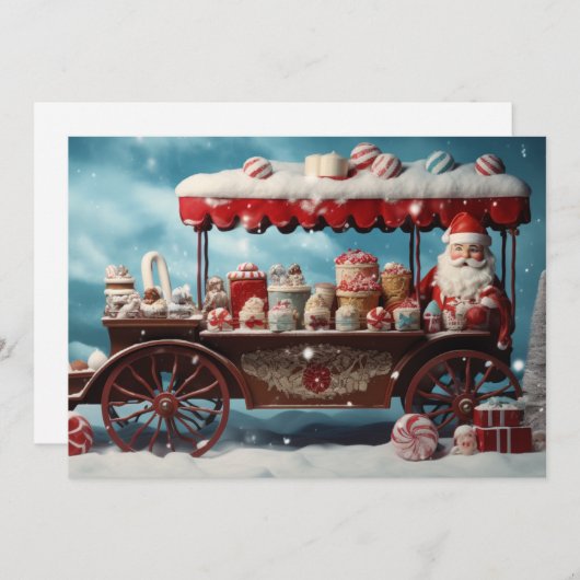 お洒落クリスマスキャンディカート3 シーズンカード (正面/裏面)