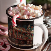 お洒落クリスマスキャンディトレイン2マグカップ コーヒーマグカップ