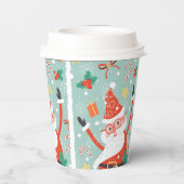 お洒落クリスマスサンタクロースフェスティバル 紙コップ (裏面)