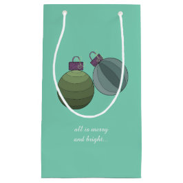 お洒落クリスマスツリーの装飾 スモールペーパーバッグ