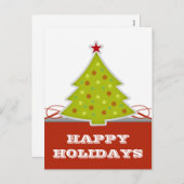 お洒落クリスマスツリーはがき シーズンポストカード (正面/裏面)