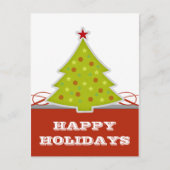 お洒落クリスマスツリーはがき シーズンポストカード (正面)