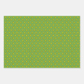 お洒落クリスマスツリーオーナメント星模様 ラッピングペーパーシート (正面3)