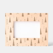 お洒落クリスマスツリーパターン レーザー彫刻フレーム (正面)