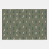 お洒落クリスマスツリーラッピング紙 ラッピングペーパーシート (正面3)