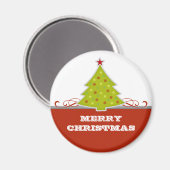 お洒落クリスマスツリー磁石 マグネット (正面/裏面)