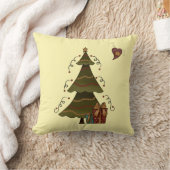 お洒落クリスマスツリー クッション (ブランケット)