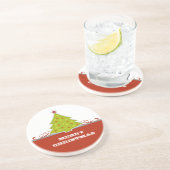 お洒落クリスマスツリー コースター (側面)