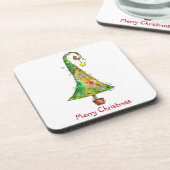 お洒落クリスマスツリー コースター (左側)