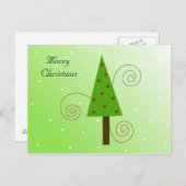 お洒落クリスマスツリー シーズンポストカード (正面/裏面)