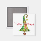 お洒落クリスマスツリー マグネット (正面/裏面)