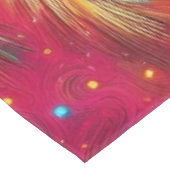 お洒落クリスマスパームツリートロピカルビーチ鮮やかな テーブルクロス (アングル)