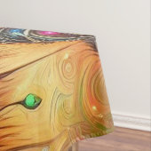 お洒落クリスマスパームツリートロピカルビーチ鮮やかな テーブルクロス (インサイチュ)