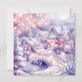 お洒落クリスマスビレッジウィンターワンダーランド シーズンカード (正面)