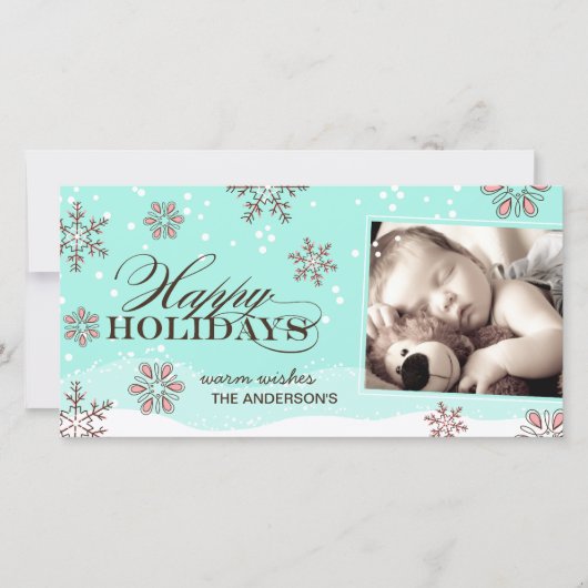 お洒落クリスマスフォトカード シーズンカード (正面)