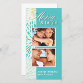 お洒落クリスマスフォトカード シーズンカード (正面/裏面)