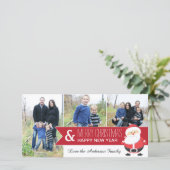 お洒落クリスマスフォトカード シーズンカード (スタンド正面)