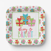 お洒落クリスマスプレゼント ペーパープレート (正面)