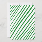 お洒落クリスマスホリデーパーティーかわいいカスタム 招待状 (裏面)