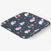 お洒落クリスマスポーラーベアID850 ペーパープレート (傾斜あり)