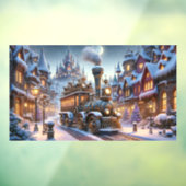 お洒落クリスマス列車の窓 ウィンドウサイン (シート3)