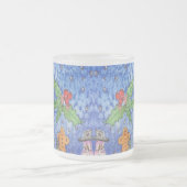 お洒落クリスマス応援ウォーター絵を描カラー フロストグラスマグカップ (中央)