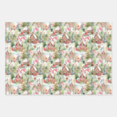 お洒落クリスマス村 ラッピングペーパーシート (正面2)