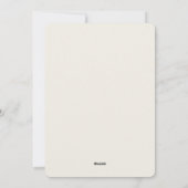 お洒落クリスマス・ディナー・パーティーグリーンとレッド シーズンカード (裏面)