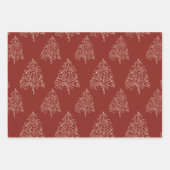 お洒落クリスマス ラッピングペーパーシート (正面)