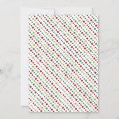 お洒落クリスマスCookie交換招待状 招待状 (裏面)