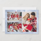 お洒落クリスマスCookie家族の写真 シーズンカード (裏面)