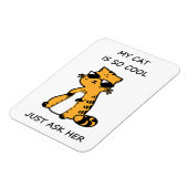 お洒落クール猫 マグネット (左側)