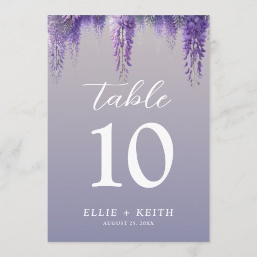お洒落グラデーションパープルフローラ表の番号 (裏面)