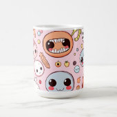 お洒落グルメモンスターズ顔 コーヒーマグカップ (中央)