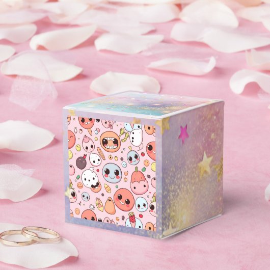 お洒落グルメモンスターズ顔 フェイバーボックス (ウェディング)