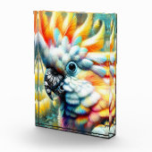 お洒落コカトゥーバードイエローポピーフローラ フォトブロック (右)