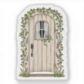 お洒落コテージドカスタムアカットビニールシール シール (正面)