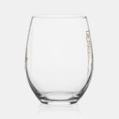 お洒落ゴシックラブポーション ステムなしワイングラス (左)