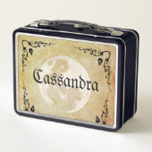 お洒落ゴシック満月 メタルランチボックス (裏面)