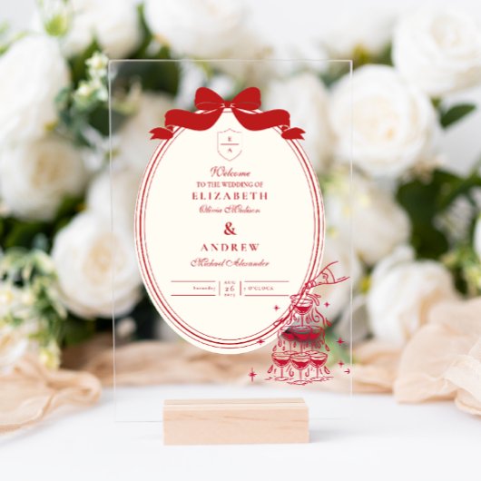 お洒落シャンパンタワードードル結婚ズ アクリルサイン